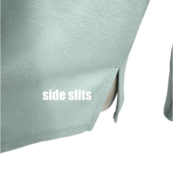 Ann Taylor Sweater Women's L Pastel Mint Green Cowl Neck Soft Cozy Cottagecore - Picture 3 of 7